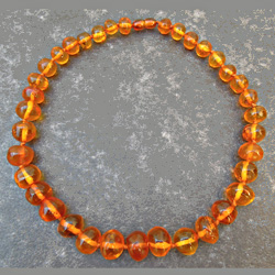 Amber necklace restrung